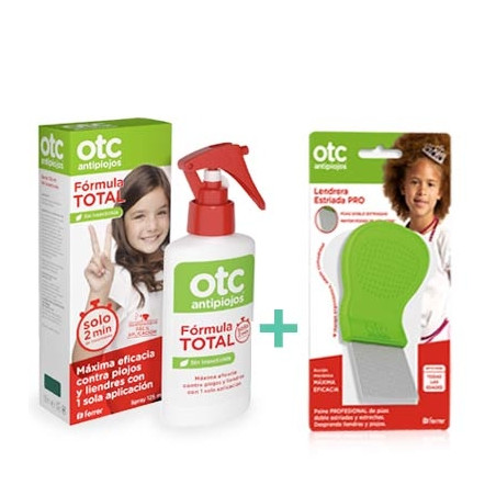OTC Antipiojos Formula Total Spray Pediculicida 125ml + Lendrera