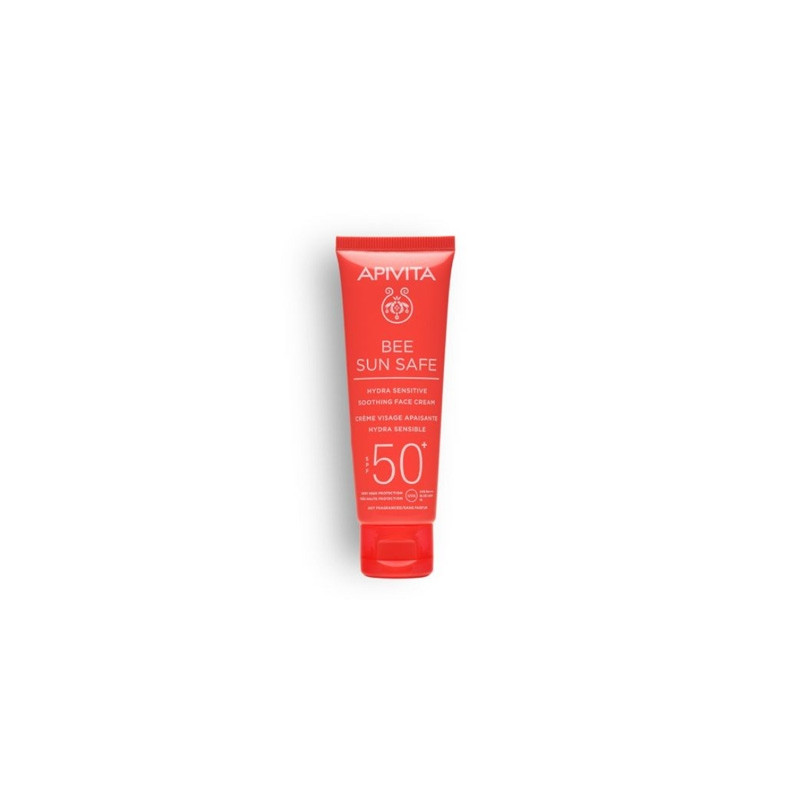 Apivita Bee Sun Safe Sensitive Crema Facial Calmante Spf50+ 50ml