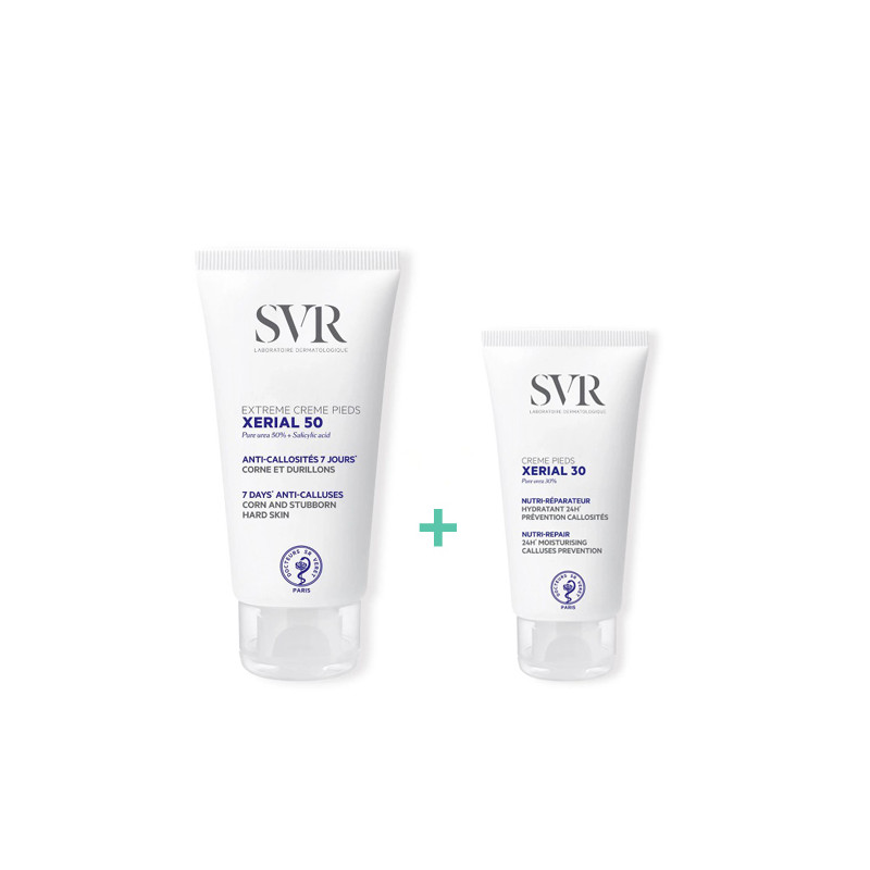 SVR Xerial 50 Extrem Crema Pies 50ml + Xerial 30 Crema Pies 50ml
