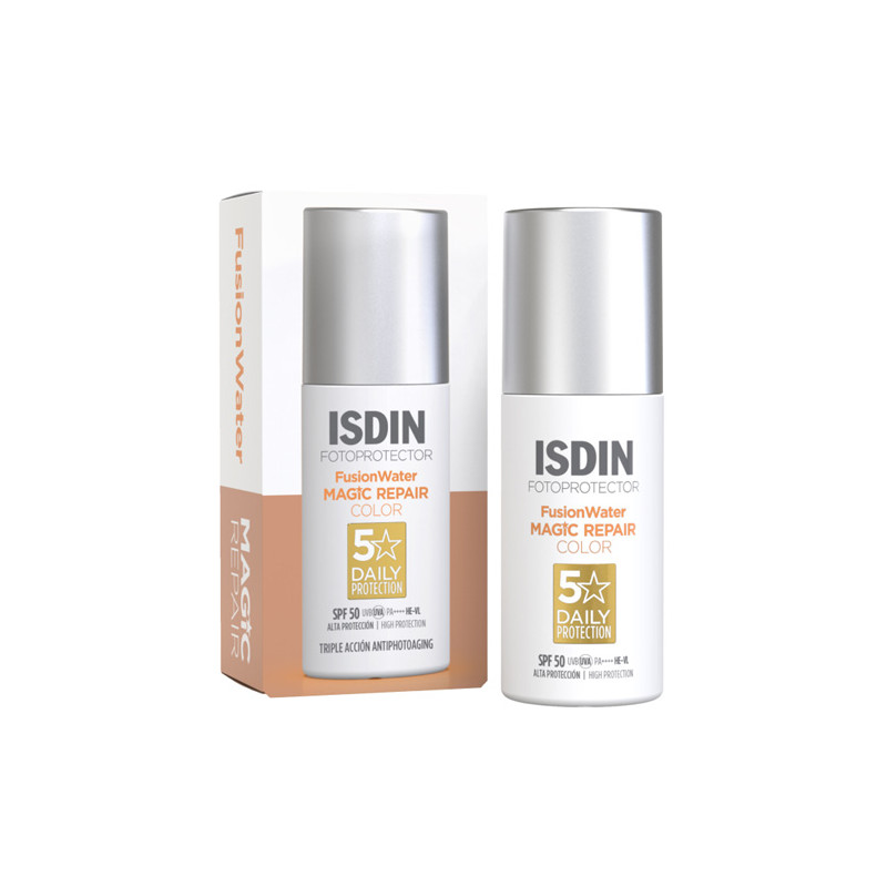 Isdin Fusion Water Magic Repair Color Triple Accion Spf50 50ml