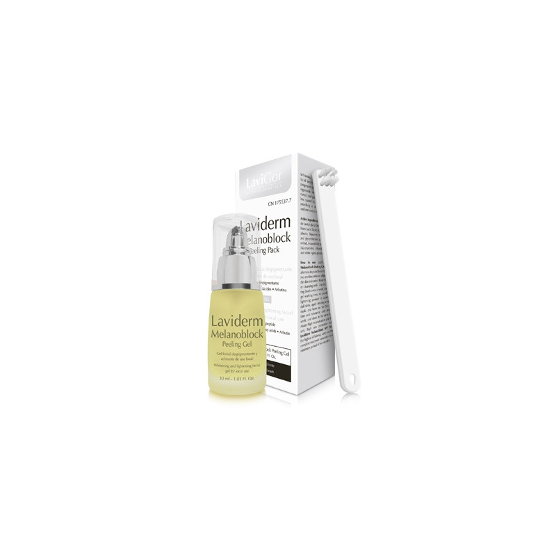 Lavigor Laviderm Melanoblock Peeling Gel 30ml +Cepillo Exfoliante