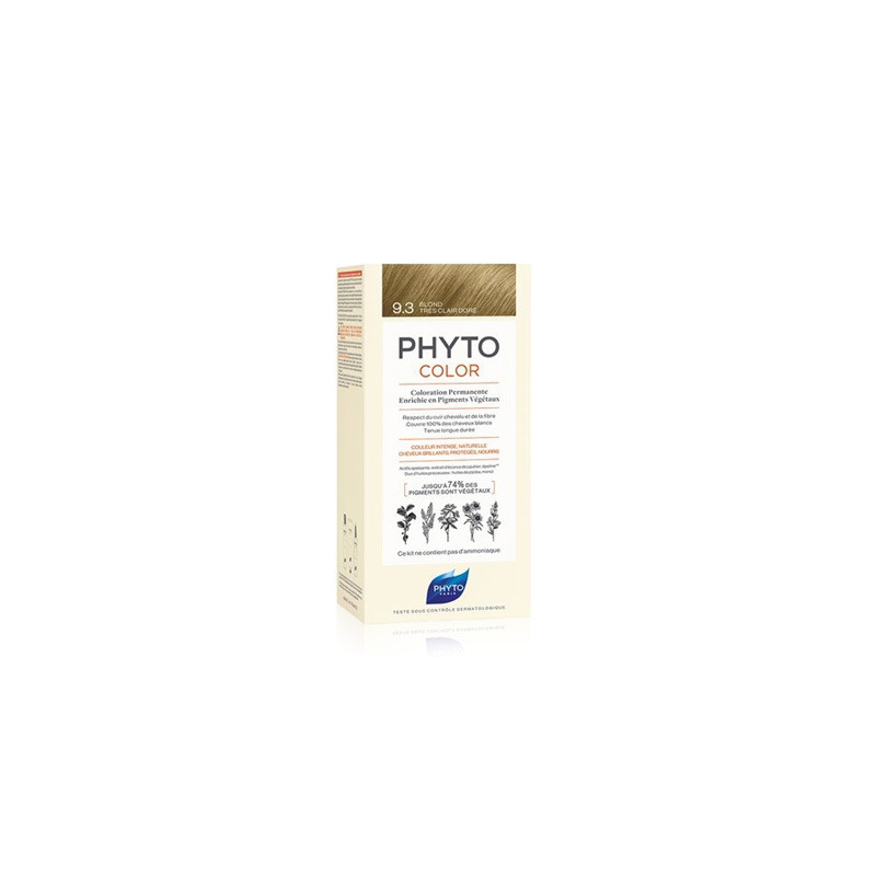 Phyto Color Tinte Permanente 9.3 Rubio muy Claro Dorado
