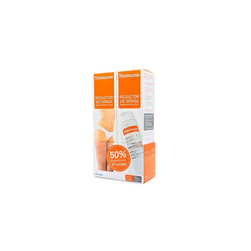 Thiomucase Reductor de Grasa Crema Anticelulitica Duplo 2x200ml