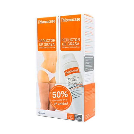 Thiomucase Reductor de Grasa Crema Anticelulitica Duplo 2x200ml