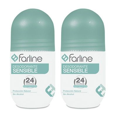 Farline Desodorante Sensible 24h Roll-On Duplo 2x50ml
