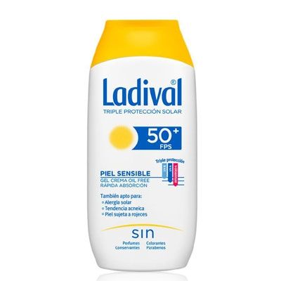 Ladival Piel Sensible Gel Crema Oil Free Spf50+ 200ml
