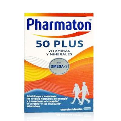 Pharmaton 50 Plus 30 Capsulas Blandas