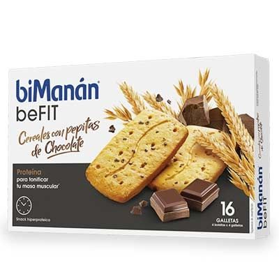 Bimanan Pro Galletas Cereal/Choco 16Uds