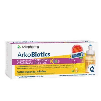 Arkobiotics Vitaminas y Defensas Kids 7 Unidosis