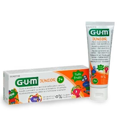 Gum Junior Gel Dentifrico Anticaries Sabor Tutti Frutti 50ml