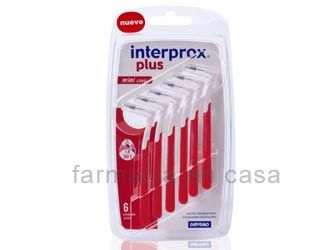 Dentaid Interprox plus cepillo dental interproximal mini conico 6uds