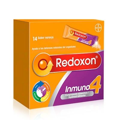 Redoxon Inmuno 4 sabor naranja 14 sobres