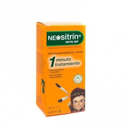 Neositrin Spray Gel Antipiojos 1 Envase 60 Ml