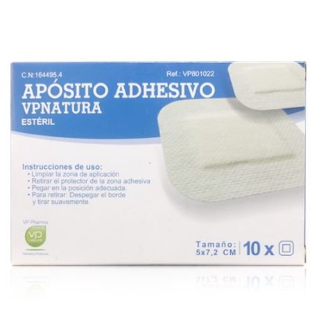 VP Natura Aposito Adhesivo Esteril 5x7,2cm 10 Uds