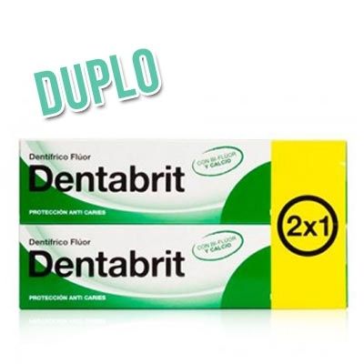 Dentabrit Pasta Dental Fluor 2x125 ml
