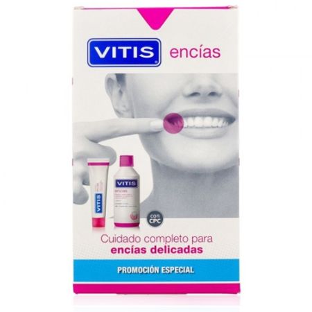 Dentaid Vitis Encias Colutorio 500ml + Vitis Pasta Dental 100ml