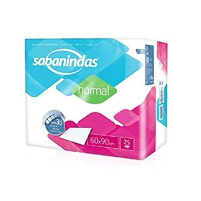 Sabanindas Normal Protector de Cama 60x90 25 Uds