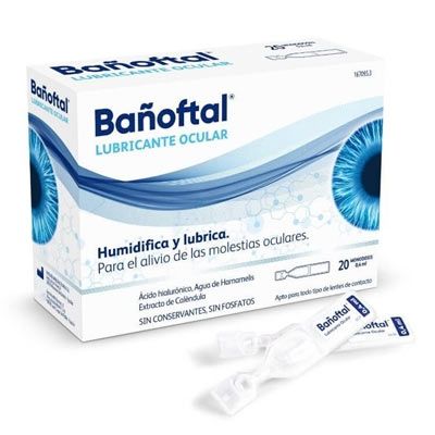 Bañoftal Monodosis Lubricante Ocular 0,4ml 20Uds