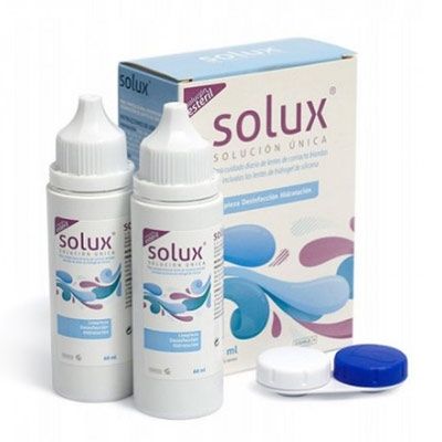 Solux Solucion Unica Lentes de Contacto Blandas Duplo 2x60ml