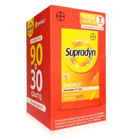 Supradyn Energy 90 comprimidos + Energy 30 Comp