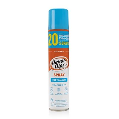 Devor Olor Desodorante Antitranspirante Pies Spray 150+30ml