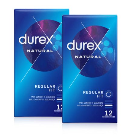 Durex Preservativo Natural Duplo 2x12 Uds