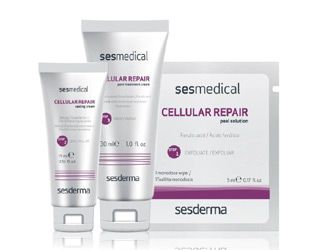 Sesderma Sesmedical cellular repair toallitas 4 uds + crema 15ml + cr 30ml