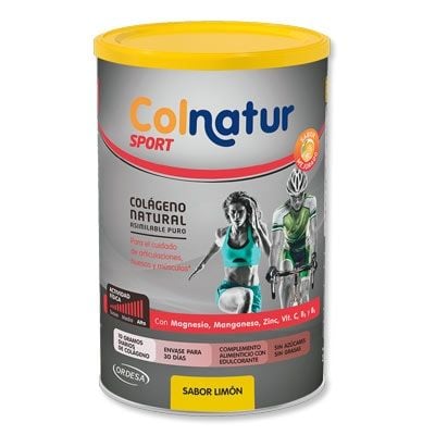 Colnatur sport colageno natural sabor limón 345gr - Farmacia en Casa Online