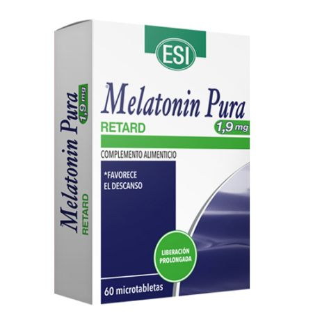 ESI Melatonin Pura 1,9mg Retard Liberacion Prolongada 60 Comp