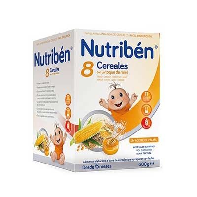 Nutriben 8 Cereales con un Toque de Miel Digest 600gr