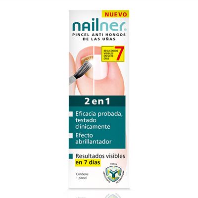 Nailner 2 en 1 antihongos uñas pincel 5ml
