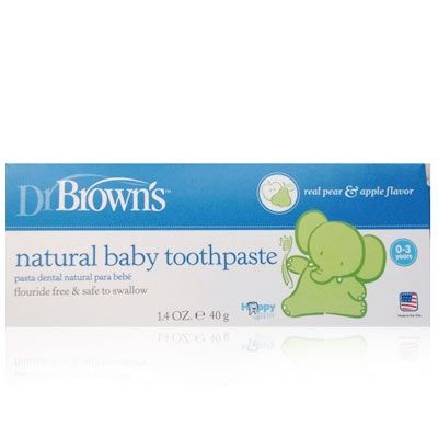Dr Browns Pasta Dental Natural Bebe 0-3 Años 40gr