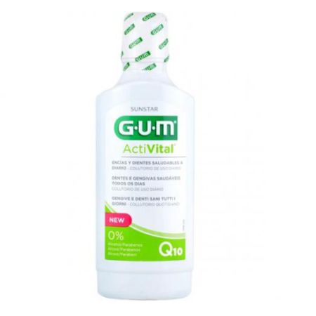 Gum Activital Colutorio Uso Diario Con Antioxidantes Q10 500ml
