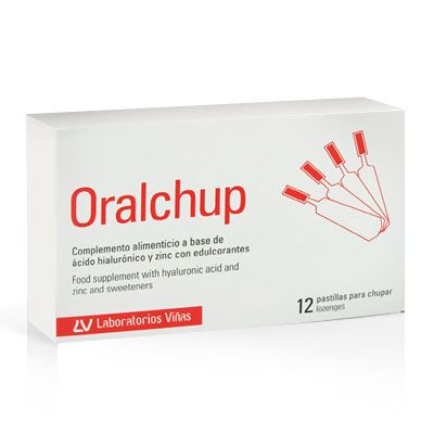 Oralchup Acido Hialuronico y Zinc Pastillas para Chupar 12 Uds