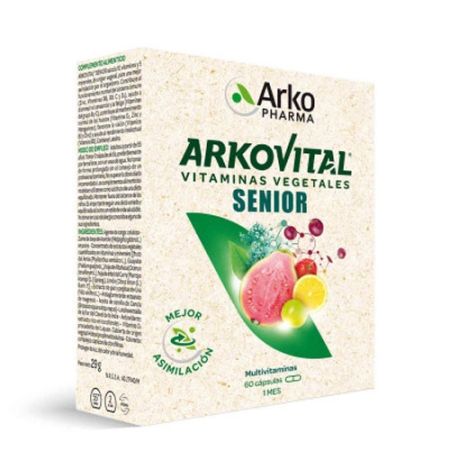 Arkovital Senior Vitaminas Vegetales 60 Capsulas