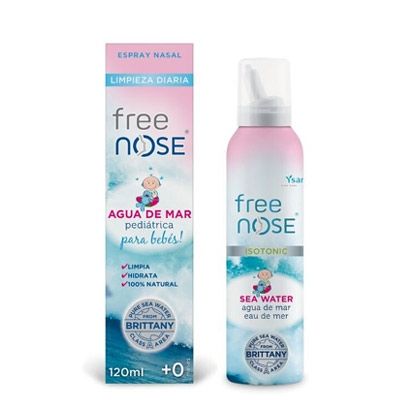 Ysana free nose agua de mar pediatrica +0 meses spray nasal 120ml