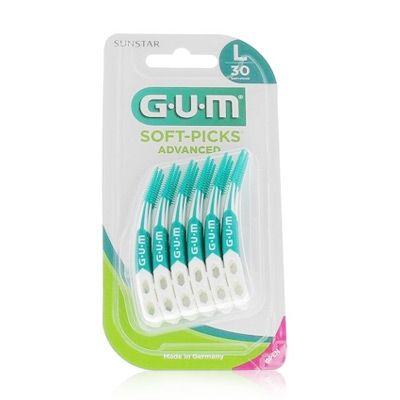 Gum Soft Picks Advanced Large Palillo Interdental Grande 30 Uds