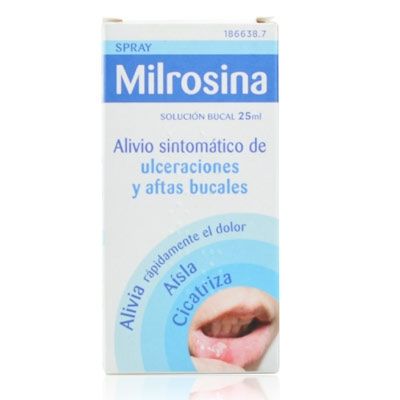Milrosina Alivio Ulceraciones y Aftas Bucales Spray 25ml