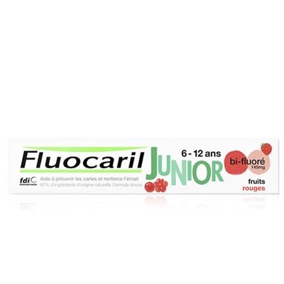 Fluocaril Junior 6-12 Años Gel Sabor Frutos Rojos 75ml