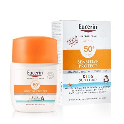 Eucerin Solar Spf50+ Sensitive Protect Fluido Niños 50ml