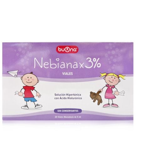Buona Nebianax 3% Solucion Hipertonica Viales 20 Uds - Farmacia en Casa  Online