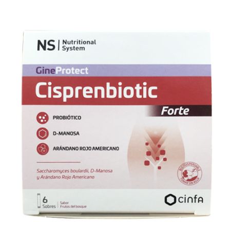 Nutritional System Gineprotect Cisprenbiotic Forte 6 Sobres