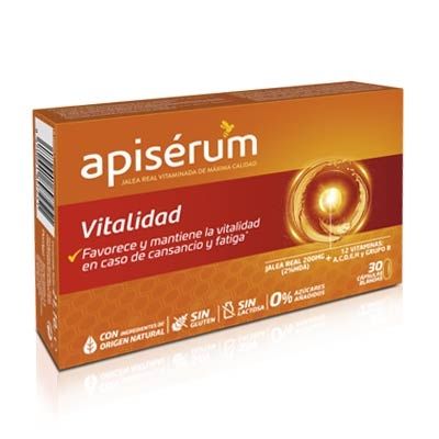 Apiserum Vitalidad Jalea Real 30 capsulas