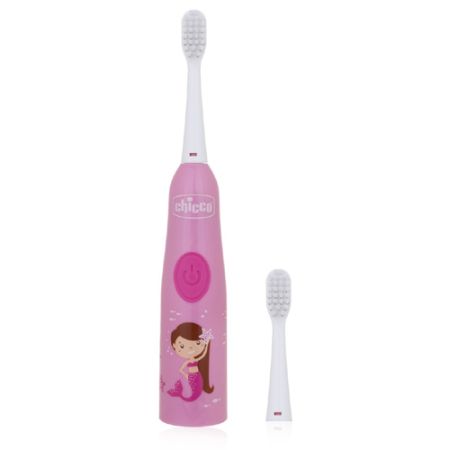 Chicco Cepillo dental eléctrico infantil 36m+ rosa + recambio