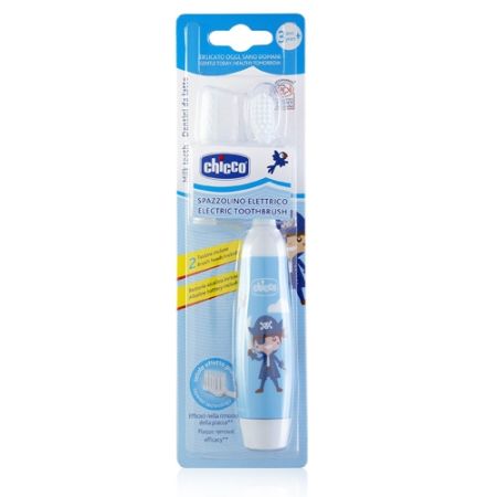 Chicco Cepillo Dental Electrico Infantil 36m+ Azul + Recambio