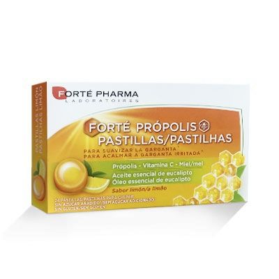 Forte Pharma Propolis Garganta Sabor Limon 24 Pastillas