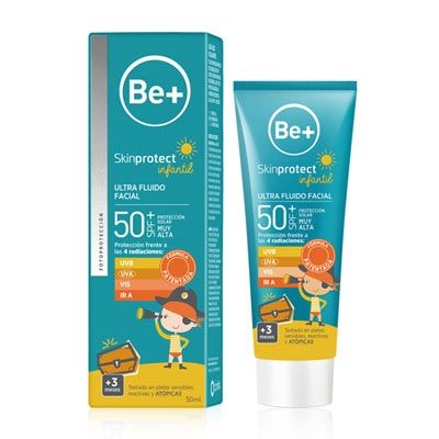 Be+ Skin Protect Infantil Ultra Fluido Facial Spf50+ 50ml