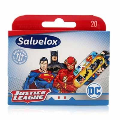 Salvelox Aposito Adhesivo Infantil Justice League 20 Uds