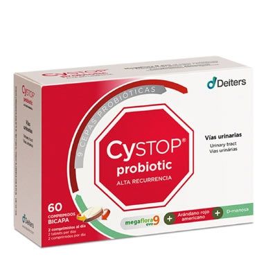 Cystop Probiotic Alta Recurrencia Vias Urinarias 60 Comp Bicapa