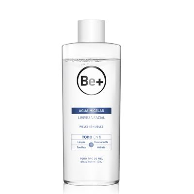 Be+ agua micelar limpieza facial piel senisble 500ml - Farmacia en Casa  Online